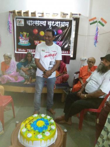 Birthday Celebration with Old Age Home